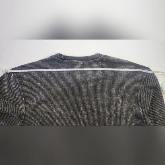 M.U. Football Mizzou University Mens XL Long Sleeve Ribbed Lightweight Gray - Picture 8 of 12